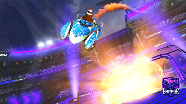 A Rocket League car design from Pablounty