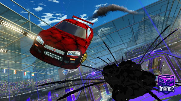 A Rocket League car design from WaterItem