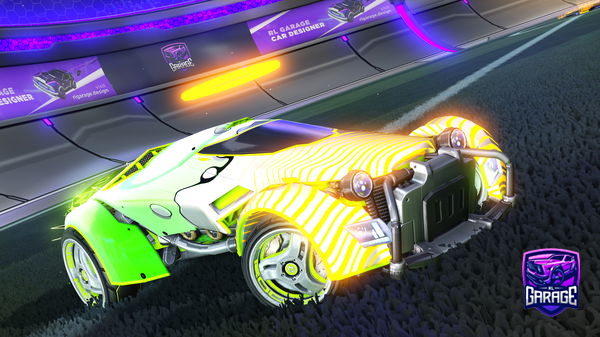 A Rocket League car design from RIZKID3Yt