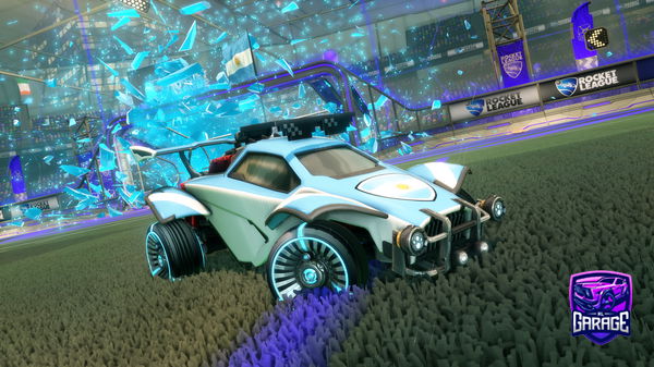 A Rocket League car design from ElNicochetXDD