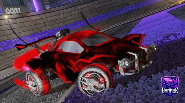 A Rocket League car design from Drferfdrfdrfdefd