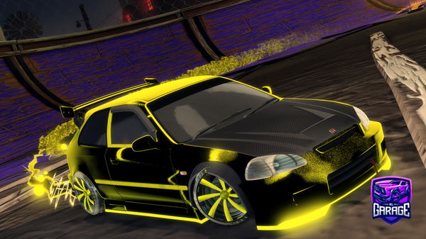 A Rocket League car design from BxbyCrxzy