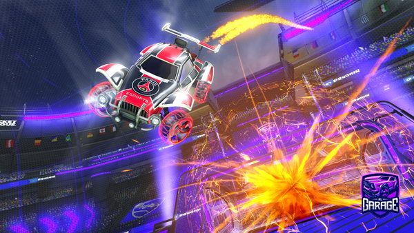 A Rocket League car design from RosueOrtiz