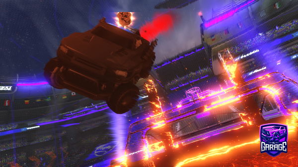 A Rocket League car design from roach138