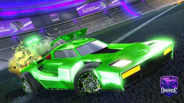 A Rocket League car design from HASTGAMER