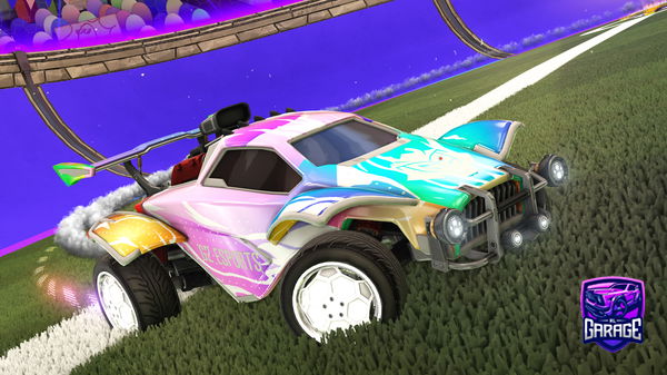 A Rocket League car design from Nxrbz_