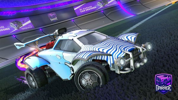 A Rocket League car design from Blimpyy