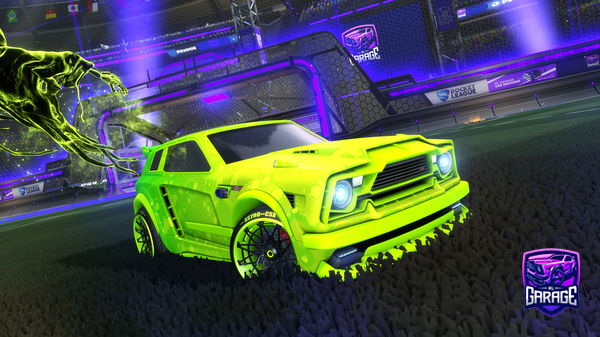 A Rocket League car design from EyesINF