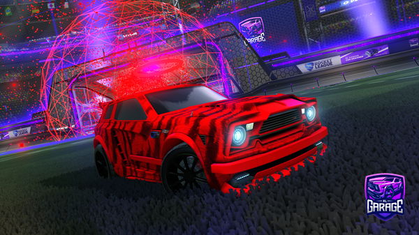 A Rocket League car design from Itz_Monteiro