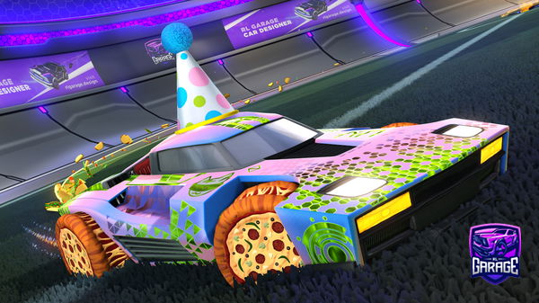A Rocket League car design from Elr0nd