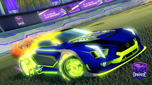A Rocket League car design from IrishNation24