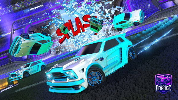 A Rocket League car design from Rileyw10