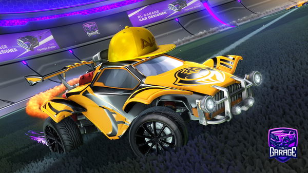 A Rocket League car design from JKRL