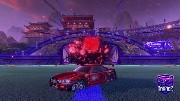 A Rocket League car design from IShowHamzah