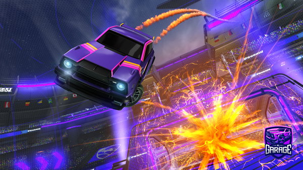 A Rocket League car design from SophTheLoaf