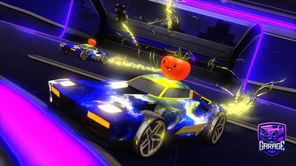 A Rocket League car design from TX456G