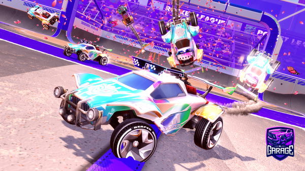 A Rocket League car design from Paid-Shell