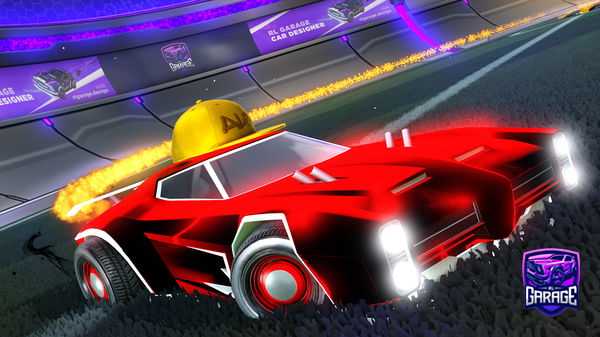 A Rocket League car design from Ghosty01