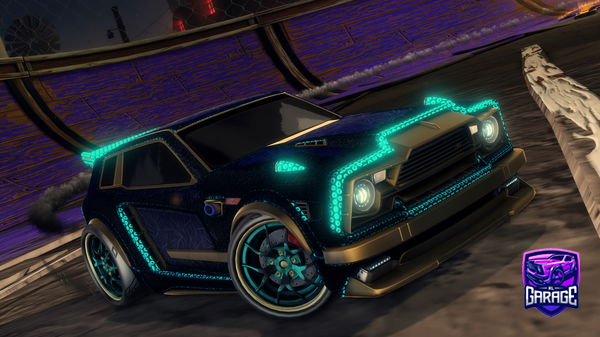 A Rocket League car design from blazerr