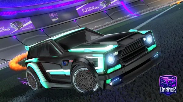 A Rocket League car design from FunkyPants14