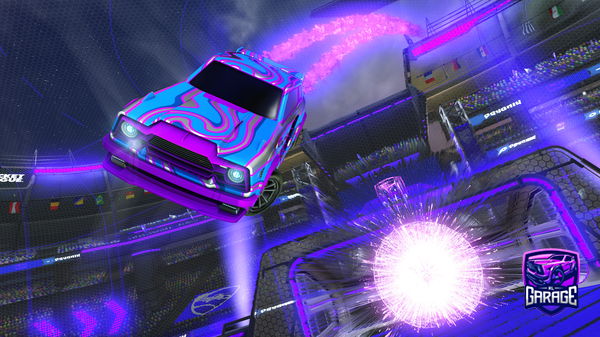 A Rocket League car design from TripleSider