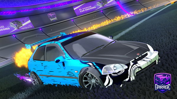 A Rocket League car design from HUGOHuGo800