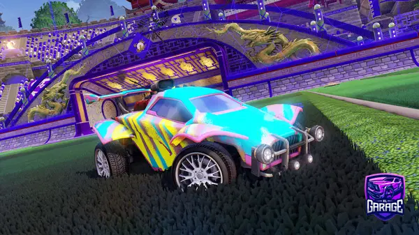 A Rocket League car design from vianotik