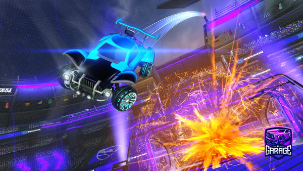 A Rocket League car design from DanoobJ