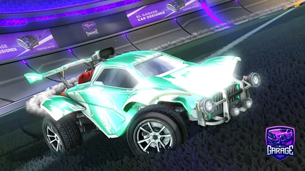 A Rocket League car design from z_rex11