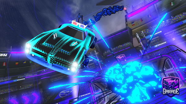 A Rocket League car design from Icey-Y0yo