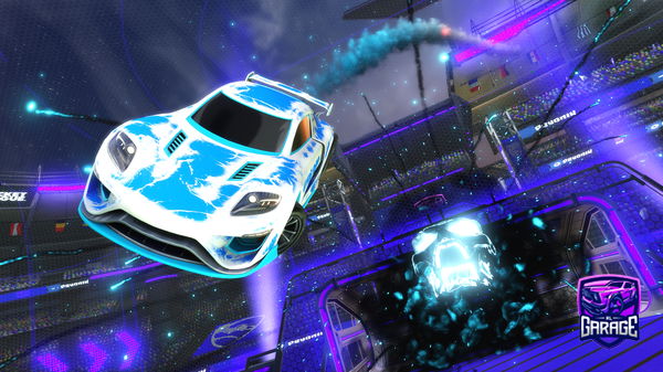 A Rocket League car design from Jacobps5rl