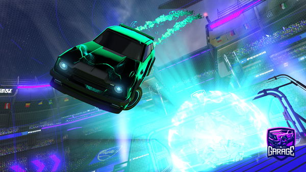 A Rocket League car design from pluto104