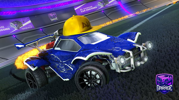 A Rocket League car design from Pedro-21