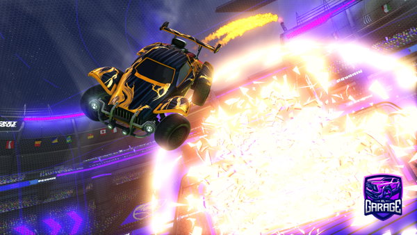 A Rocket League car design from TY1P1CALK1D