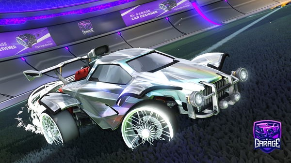 A Rocket League car design from smilingrn