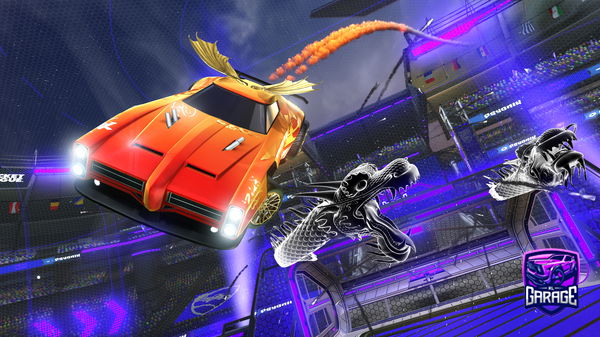 A Rocket League car design from rickilekiwi