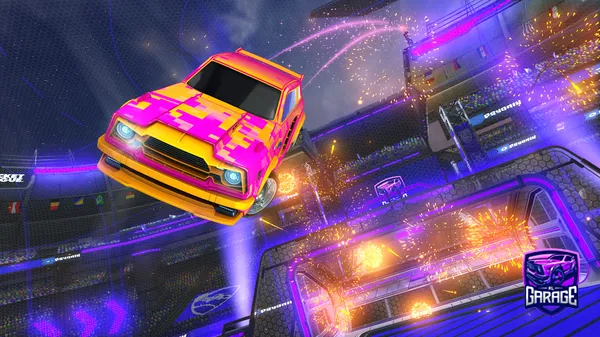 A Rocket League car design from CKXEditz