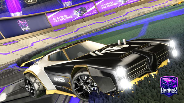 A Rocket League car design from Wayke