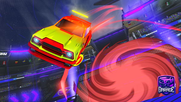 A Rocket League car design from hugzcrii