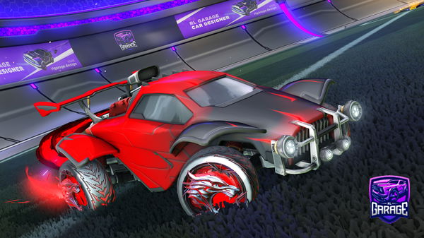 A Rocket League car design from Tesletix