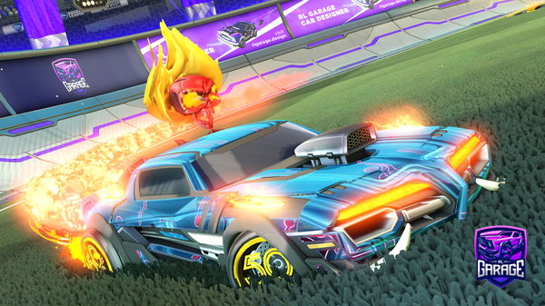 A Rocket League car design from zylladys