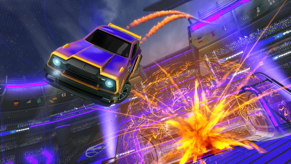 A Rocket League car design from Hatemynoskill14