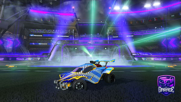 A Rocket League car design from PoggyPaulinylol