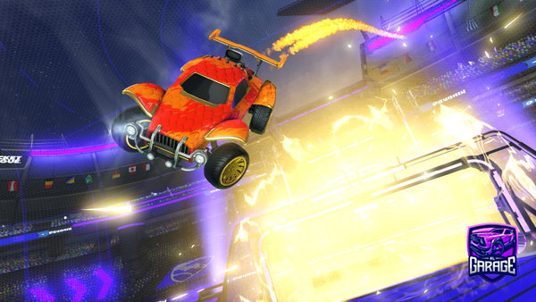 A Rocket League car design from KizzyKapKilo