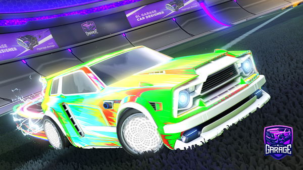 A Rocket League car design from LeadoffCannon12