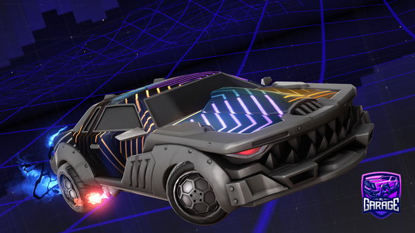 A Rocket League car design from 2boi