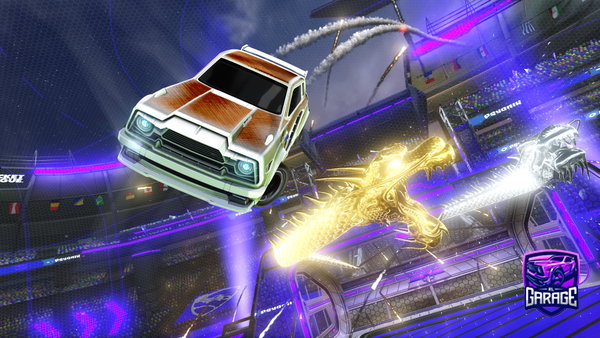 A Rocket League car design from Luminescent