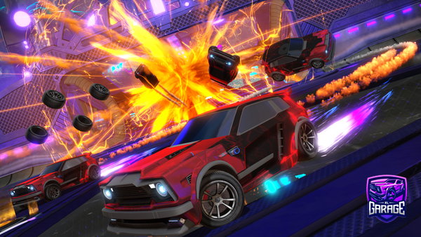 A Rocket League car design from Thets02