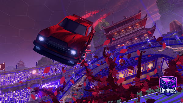 A Rocket League car design from inset