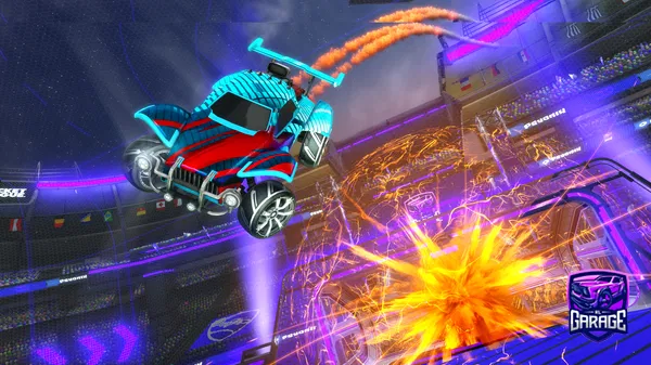 A Rocket League car design from Mathies34